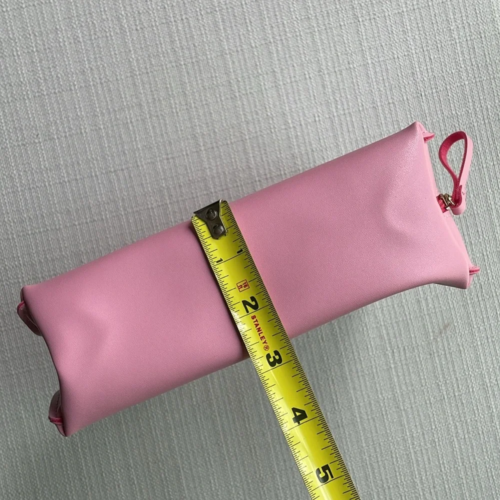 Shiseido pink cosmetics bag